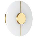 Бра с плафоном из камня в форме диска Buccio Stone Disk Wall Lamp варинант исполнения - 1 | Loft Concept в Барнауле