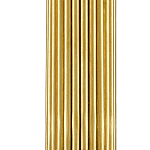 Подвесной светильник золотой в форме цилиндра из тонких металлических трубок  Long Tubular Lampshade варинант исполнения - 1 | Loft Concept в Барнауле