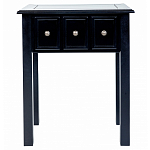 Черная тумба с выдвижным ящиком Monica варинант исполнения - 1 | Loft Concept в Барнауле