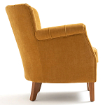 Кресло велюровое на ножках из массива ясеня Jessie Armchair варинант исполнения - 3 | Loft Concept в Барнауле