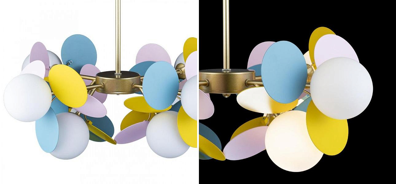 Люстра MATISSE Chandelier multicolor 8 ламп Люстра MATISSE Chandelier multicolor 8 ламп - Loft-Concept в Барнауле