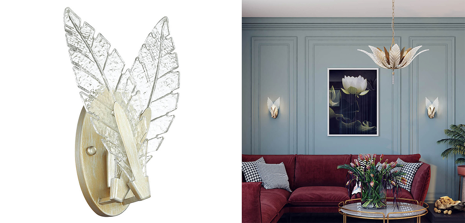 Бра Glass Petals Sconce Бра Glass Petals Sconce - Loft-Concept в Барнауле