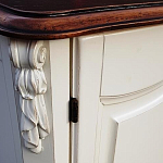 ТВ-тумба в стиле прованс из массива дерева Montmartre Wooden Provence TV Stand варинант исполнения - 2 | Loft Concept в Барнауле