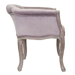 Кресло низкое в стиле прованс Розовый Велюр Louis French Armchair  варинант исполнения - 1 | Loft Concept в Барнауле