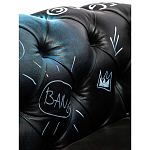 Кресло "Баския и Уорхол" Basquiat Warhol graffiti chair натуральная кожа варинант исполнения - 8 | Loft Concept в Барнауле