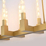 Люстра CANELLE Linear Chandelier 12 Modern Brass варинант исполнения - 3 | Loft Concept в Барнауле