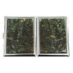 Портсигар на 10 сигарет с газовой зажигалкой из натурального камня Актиновит Stone Cigarettes Cases варинант исполнения - 4 | Loft Concept в Барнауле