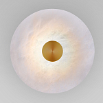 Бра светодиодный с мраморным рассеивателем латунь варинант исполнения - 1 | Loft Concept в Барнауле