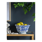 Чаша белая с синим цветочным узором Chino Dishes варинант исполнения - 4 | Loft Concept в Барнауле