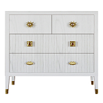 Бельевой Комод с 4 ящиками Elsa Dreams White варинант исполнения - 6 | Loft Concept в Барнауле