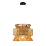 Подвесной светильник с абажуром из натуральных материалов Light Inside the Cell варинант исполнения - 2 | Loft Concept в Барнауле