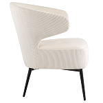 Современное мягкое кресло на металлических ножках Rakush Milk варинант исполнения - 5 | Loft Concept в Барнауле