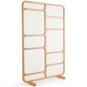 Ширма из массива дуба и ткани Arcuri Screen