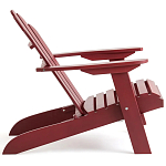 Уличное кресло из массива акации Adirondack Wooden Chair Red варинант исполнения - 3 | Loft Concept в Барнауле