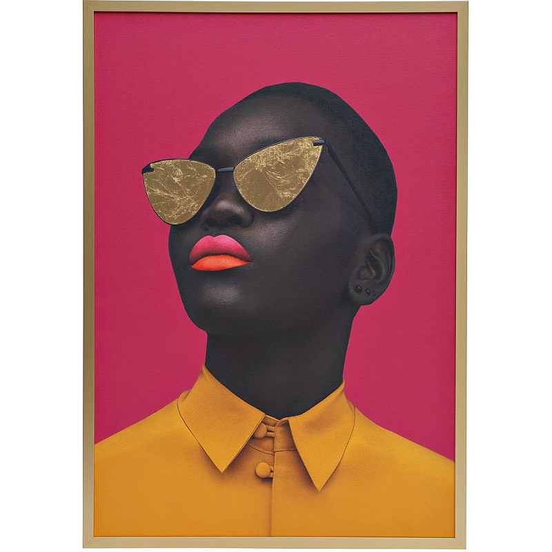 Холст The brightness of African women Оранжевый Черный Розовый Холст The brightness of African women Оранжевый Черный Розовый в Барнауле | Loft Concept