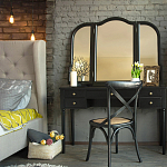 Туалетный столик Stylish Black варинант исполнения - 2 | Loft Concept в Барнауле