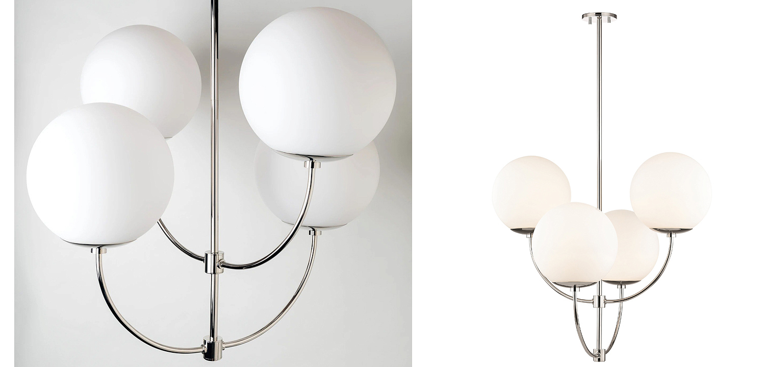 Люстра Breasal White Matte Balls Chandelier Chrome Люстра Breasal White Matte Balls Chandelier Chrome - Loft-Concept в Барнауле