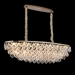 Люстра овальная с каскадом из подвесных прозрачных элементов Attractiveness варинант исполнения - 1 | Loft Concept в Барнауле