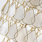 Подвесной светильник с декором из натуральной морской ракушки Iridescent Light варинант исполнения - 8 | Loft Concept в Барнауле