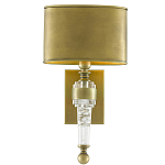 Бра с овальным абажуром на прозрачном основании Masculinity варинант исполнения - 2 | Loft Concept в Барнауле