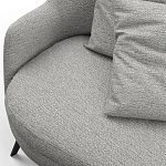 Мебельная ткань Шенилл серый цвет 138 см T4-29 варинант исполнения - 4 | Loft Concept в Барнауле