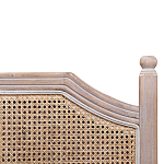 Изголовье кровати коричневое с обивкой из ротанга Olivia Headboard варинант исполнения - 2 | Loft Concept в Барнауле