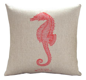 Подушка морской конек