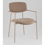 Стул Doe с подклокотниками коричневый варинант исполнения - 1 | Loft Concept в Барнауле