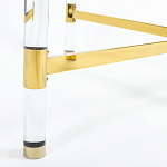 Кофейный столик со столешницей из стекла Crossy варинант исполнения - 4 | Loft Concept в Барнауле