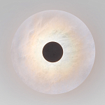 Бра светодиодный с мраморным рассеивателем черный  варинант исполнения - 1 | Loft Concept в Барнауле