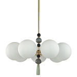 Люстра со вставками из керамики SkyEast 7 ламп варинант исполнения - 1 | Loft Concept в Барнауле