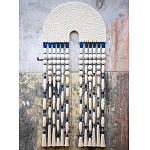 Настенное украшение из нитей Корона с кисточками Crown Wall Hanging варинант исполнения - 1 | Loft Concept в Барнауле