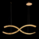 Люстра волнистой формы с фактурным хрустальным плафоном Light Delight варинант исполнения - 2 | Loft Concept в Барнауле