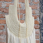 Аксессуар настенный в Эко стиле Белый wall decor White dress варинант исполнения - 1 | Loft Concept в Барнауле