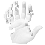 Декоративная статуэтка в виде руки Disintegrating Fragments Hand Statuette варинант исполнения - 1 | Loft Concept в Барнауле