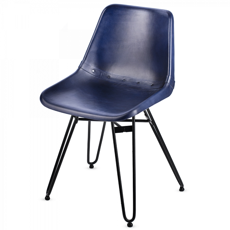 Стул Leather Schoolhouse Chair Коричневый винтаж Черный Стул Leather Schoolhouse Chair Коричневый винтаж Черный в Барнауле | Loft Concept