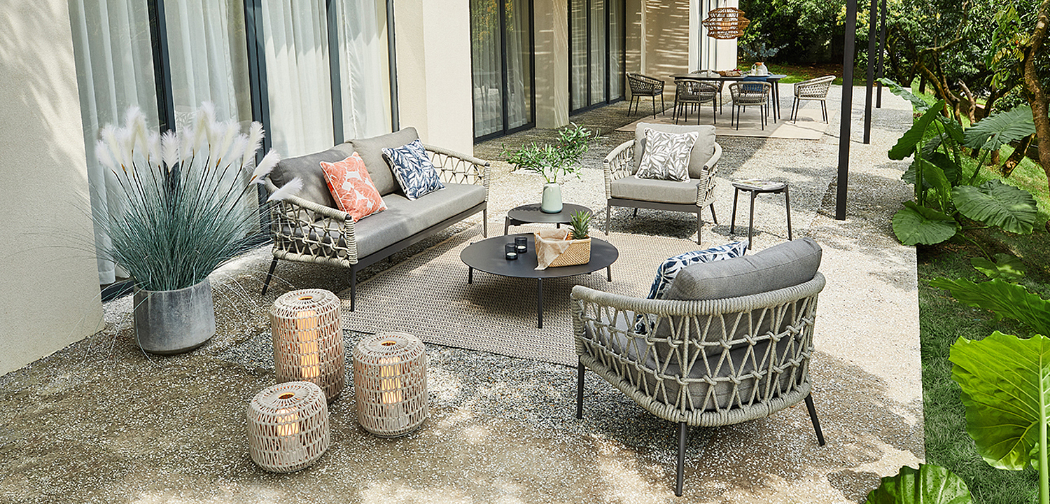 Уличный диван Niels Outdoor Sofa Уличный диван Niels Outdoor Sofa - Loft-Concept в Барнауле