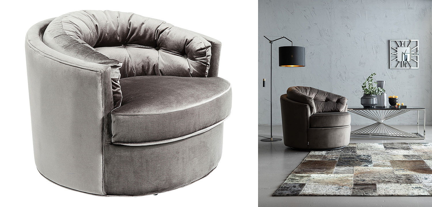 Кресло вращающееся Gray Delilah Кресло вращающееся Gray Delilah - Loft-Concept в Барнауле