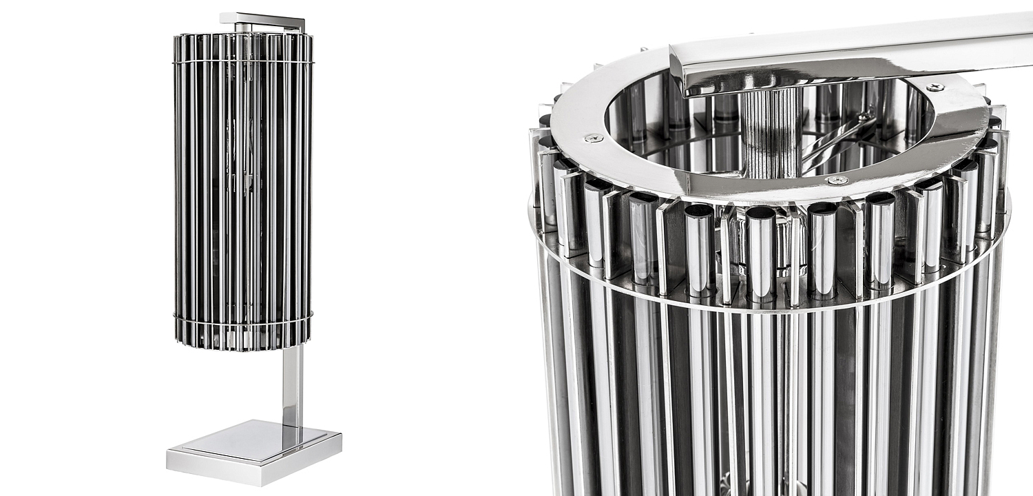 Настольная лампа Eichholtz Table Lamp Pimlico Nickel Настольная лампа Eichholtz Table Lamp Pimlico Nickel - Loft-Concept в Барнауле