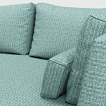 Мебельная ткань Шенилл бирюзовый цвет 142 см T4-61 варинант исполнения - 8 | Loft Concept в Барнауле