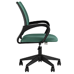 Офисное кресло с основанием из черного пластика Desk chairs Green варинант исполнения - 3 | Loft Concept в Барнауле
