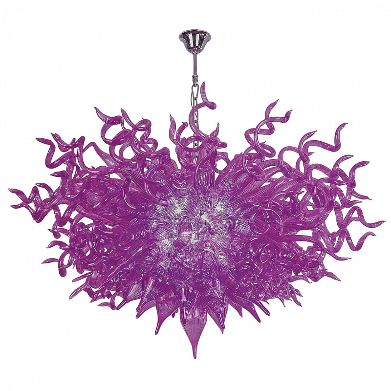 Люстра Jellyfish Tentacles Фиолетовый Хром Люстра Jellyfish Tentacles Фиолетовый Хром в Барнауле | Loft Concept