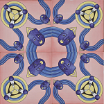 Плитка дизайнерская с узором Дива варинант исполнения - 1 | Loft Concept в Барнауле