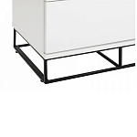 Комод белый с 3-мя ящиками Strict Lines  варинант исполнения - 4 | Loft Concept в Барнауле