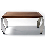 Дизайнерский раздвижной обеденный стол Poltronova Split Dining Table варинант исполнения - 3 | Loft Concept в Барнауле