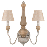 Бра с двумя конусовидными тканевыми абажурами Neighborhood варинант исполнения - 1 | Loft Concept в Барнауле