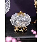 Конфетница из прозрачного рельефного стекла Eden Garden варинант исполнения - 10 | Loft Concept в Барнауле