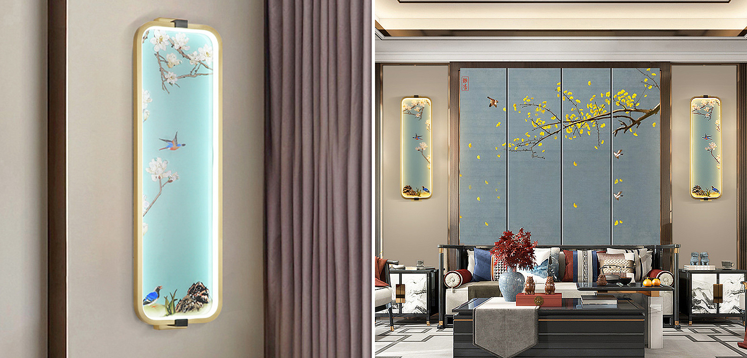 Бра Birds Oriental Scenes Wall Lamp Бра Birds Oriental Scenes Wall Lamp - Loft-Concept в Барнауле