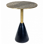 Кофейный столик с металлической столешницей Amphibian варинант исполнения - 1 | Loft Concept в Барнауле