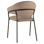 Коричневый стул с обивкой из искусственной замши Alexis варинант исполнения - 5 | Loft Concept в Барнауле